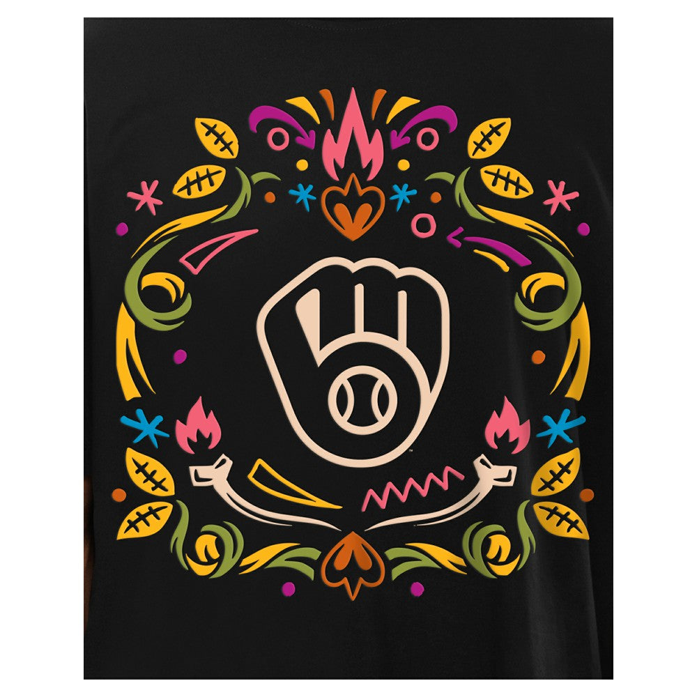 Milwaukee Brewers New Era Día de los Muertos T-Shirt - MLB