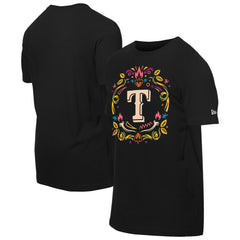 Texas Rangers New Era Día de los Muertos T-Shirt - MLB