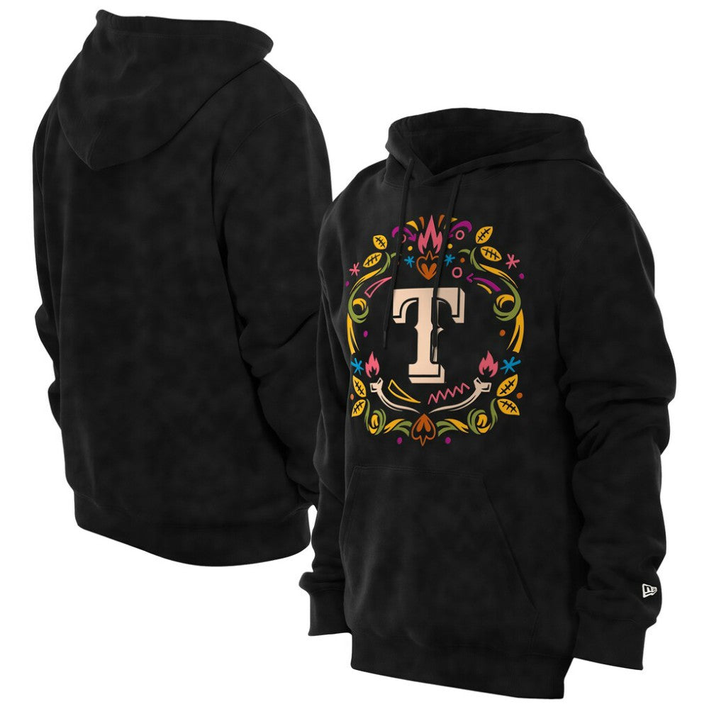 Texas Rangers New Era Día de los Muertos Brushed Fleece Hoodie - MLB