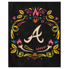 Atlanta Braves New Era Día de los Muertos Brushed Fleece Hoodie - MLB