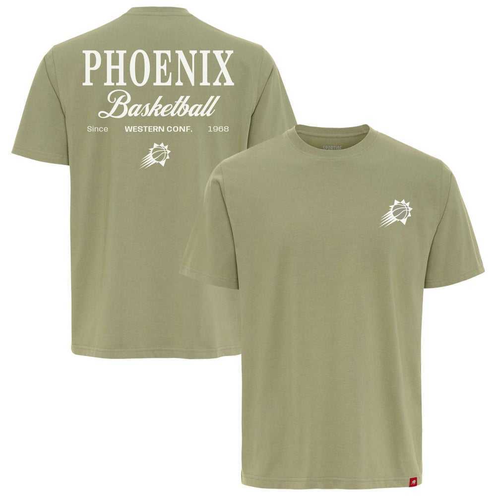 Phoenix Suns Sportiqe Unisex Athletic Club Collection Duke Relaxed Fit Premium T-Shirt Olive - NBA