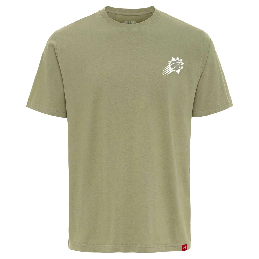 Phoenix Suns Sportiqe Unisex Athletic Club Collection Duke Relaxed Fit Premium T-Shirt Olive - NBA