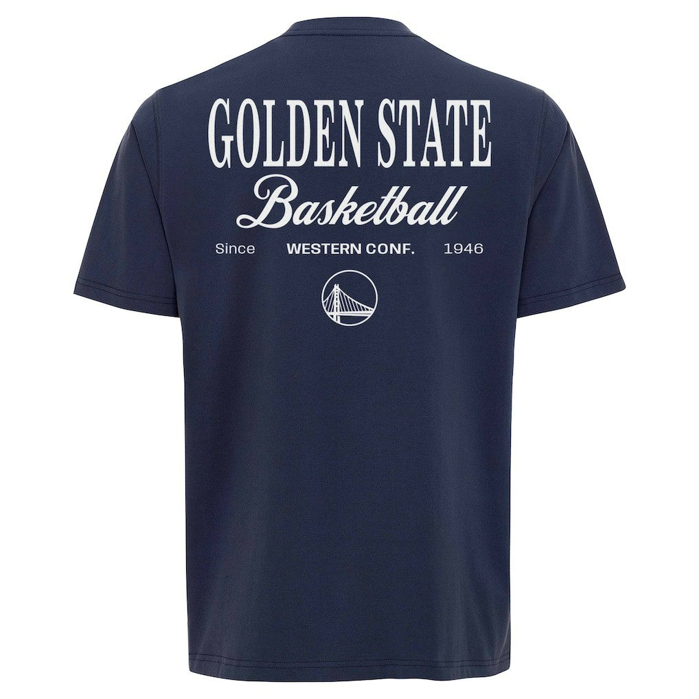 Golden State Warriors Sportiqe Unisex Athletic Club Collection Duke Relaxed Fit Premium T-Shirt Blue - NBA