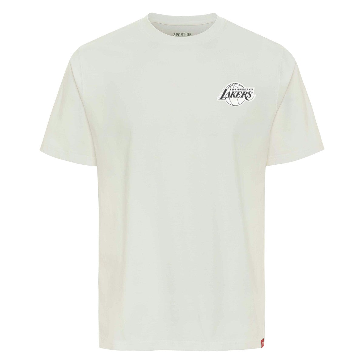 Los Angeles Lakers Sportiqe Unisex Athletic Club Collection Duke Relaxed Fit Premium T-Shirt Cream - NBA