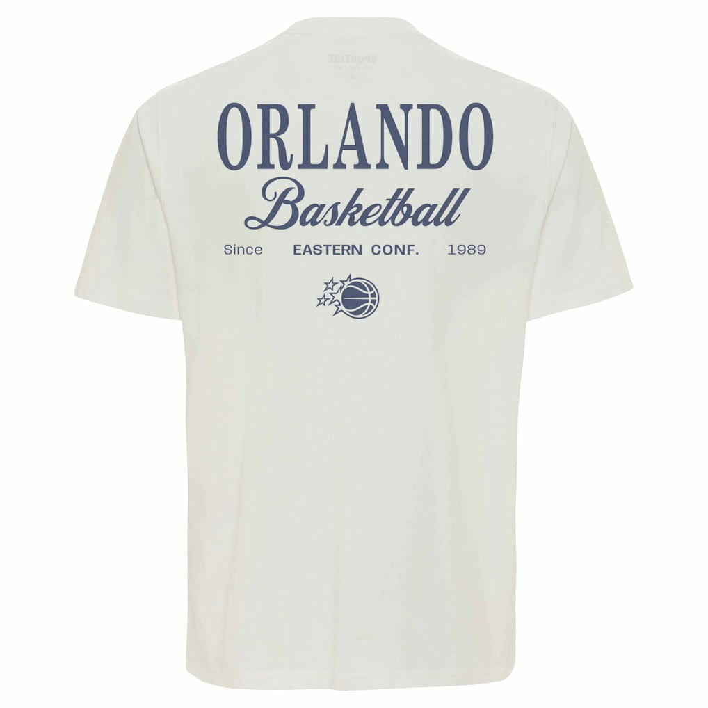 Orlando Magic Sportiqe Unisex Athletic Club Collection Duke Relaxed Fit Premium T-Shirt Cream - NBA
