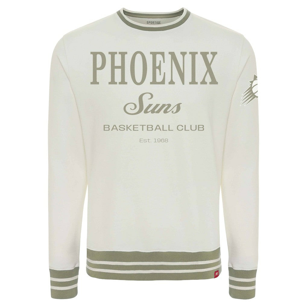Phoenix Suns Sportiqe Unisex Athletic Club Collection Ellington Premium Sweatshirt Cream - NBA