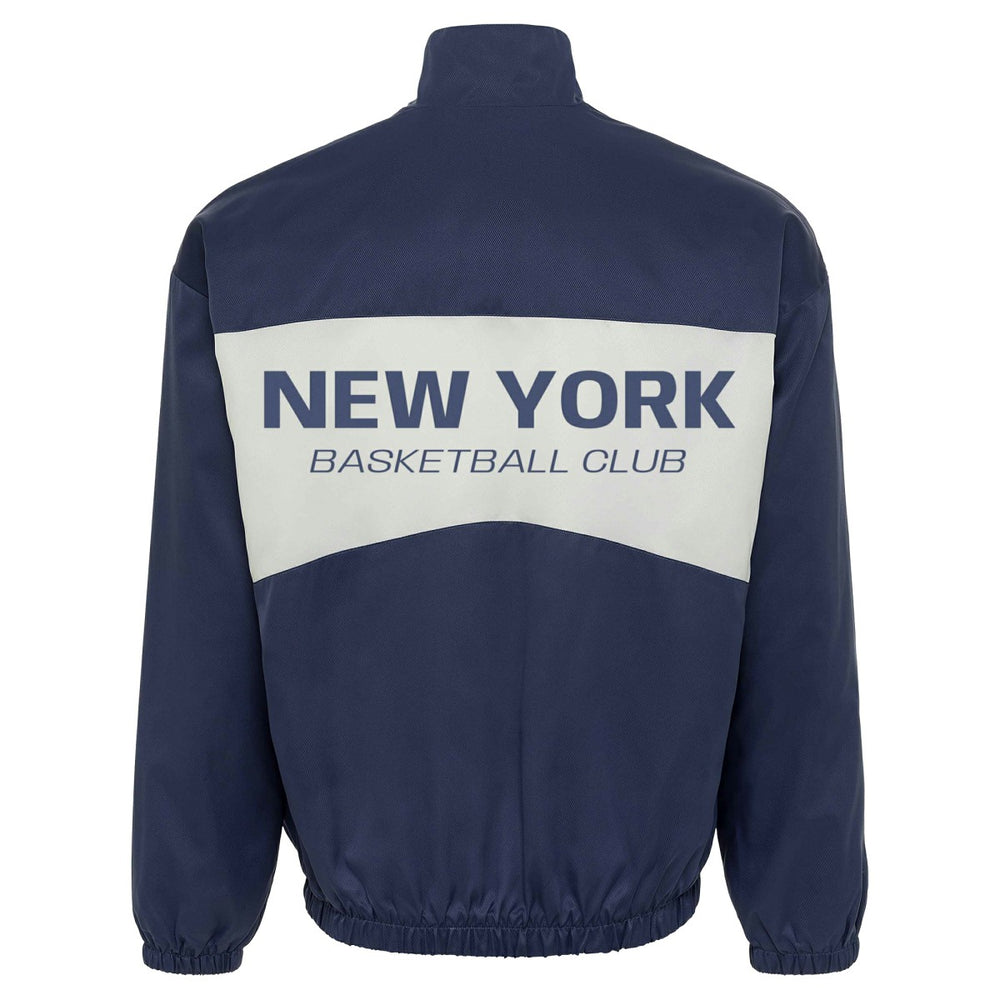New York Knicks Sportiqe Unisex Athletic Club Collection Senna Premium Lightweight Full-Zip Jacket Blue - NBA