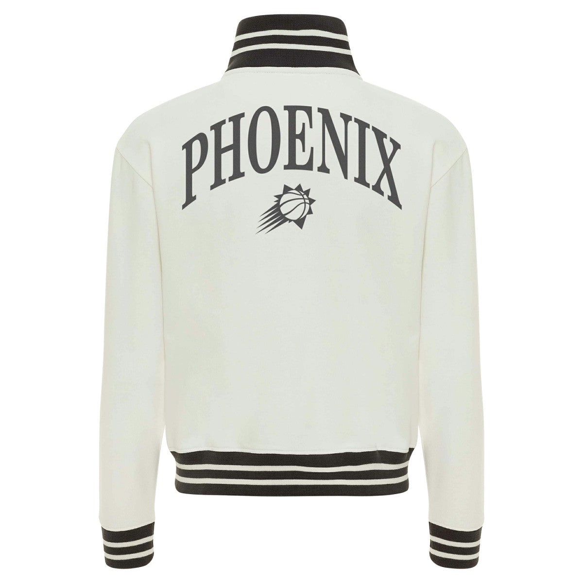 Phoenix Suns Sportiqe Women's Athletic Club Collection Sutton French Terry Full-Zip Jacket Cream - NBA