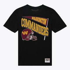 Washington Commanders Women's Team Dynamic Boyfriend T-Shirt Black | Mitchell & Ness