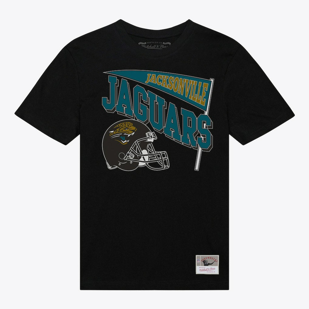 Jacksonville Jaguars Women's Team Dynamic Boyfriend T-Shirt Black | Mitchell & Ness