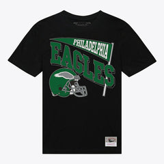 Philadelphia Eagles Women's Team Dynamic Boyfriend T-Shirt Black | Mitchell & Ness