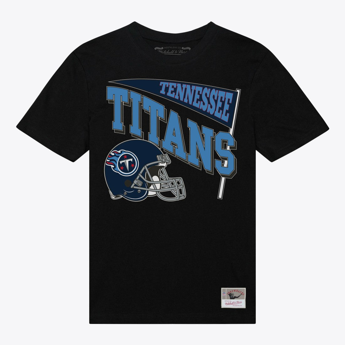 Tennessee Titans Women's Team Dynamic Boyfriend T-Shirt Black | Mitchell & Ness