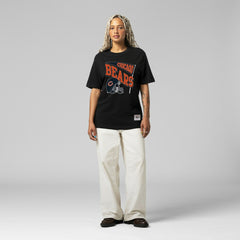 Chicago Bears Women's Team Dynamic Boyfriend T-Shirt Black | Mitchell & Ness
