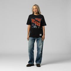 Chicago Bears Women's Team Dynamic Boyfriend T-Shirt Black | Mitchell & Ness