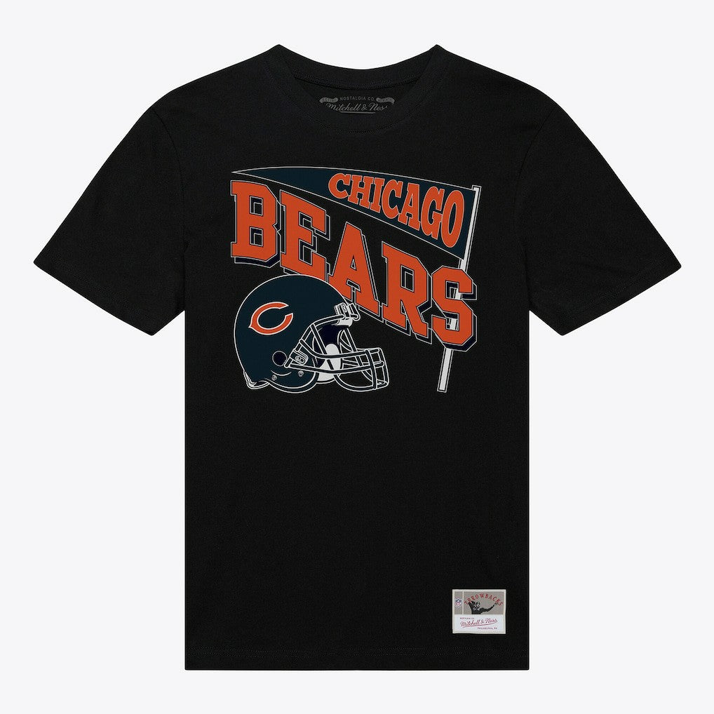 Chicago Bears Women's Team Dynamic Boyfriend T-Shirt Black | Mitchell & Ness