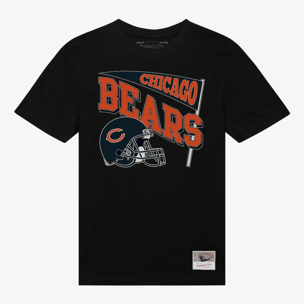 Chicago Bears Women's Team Dynamic Boyfriend T-Shirt Black | Mitchell & Ness