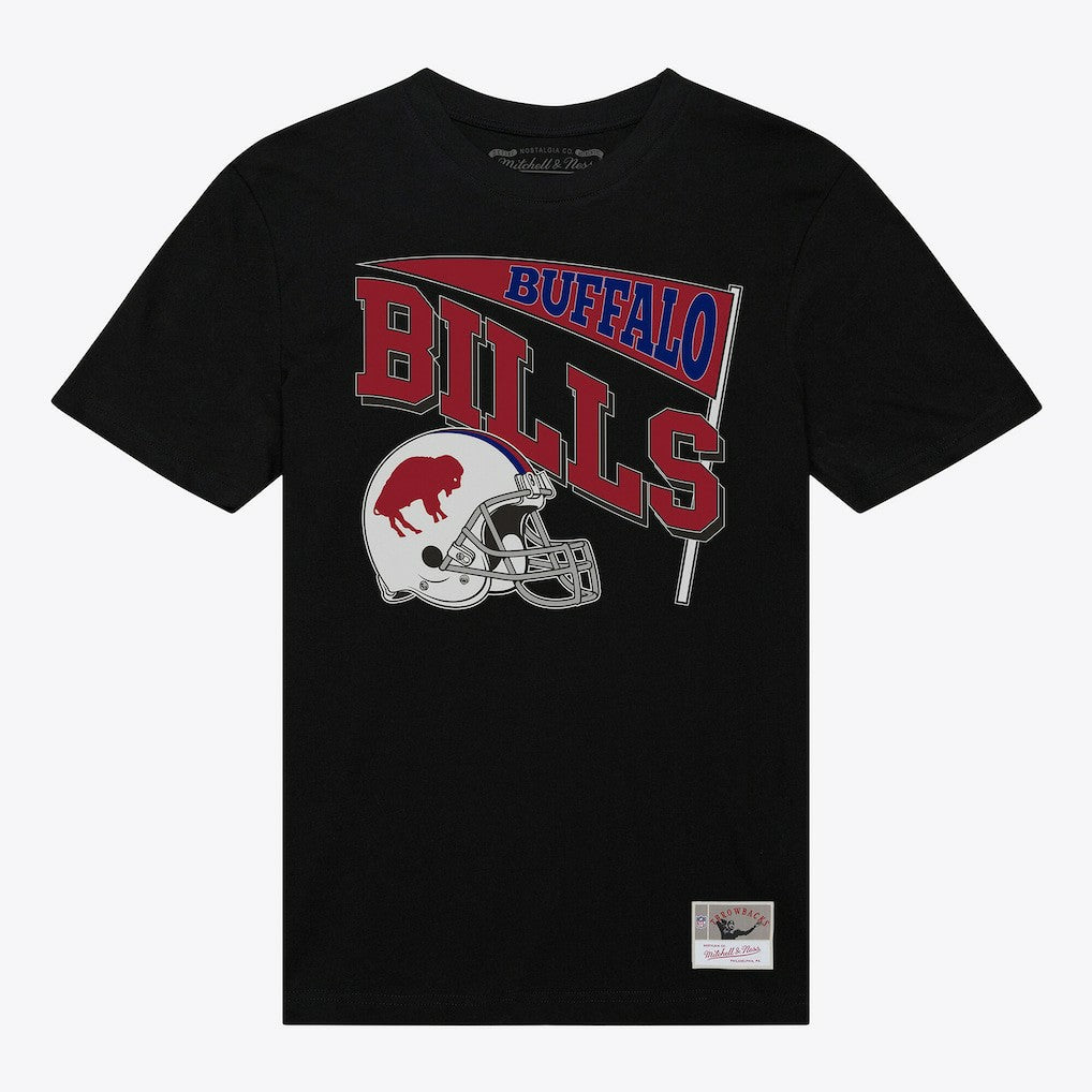 Buffalo Bills Women's Team Dynamic Boyfriend T-Shirt Black | Mitchell & Ness
