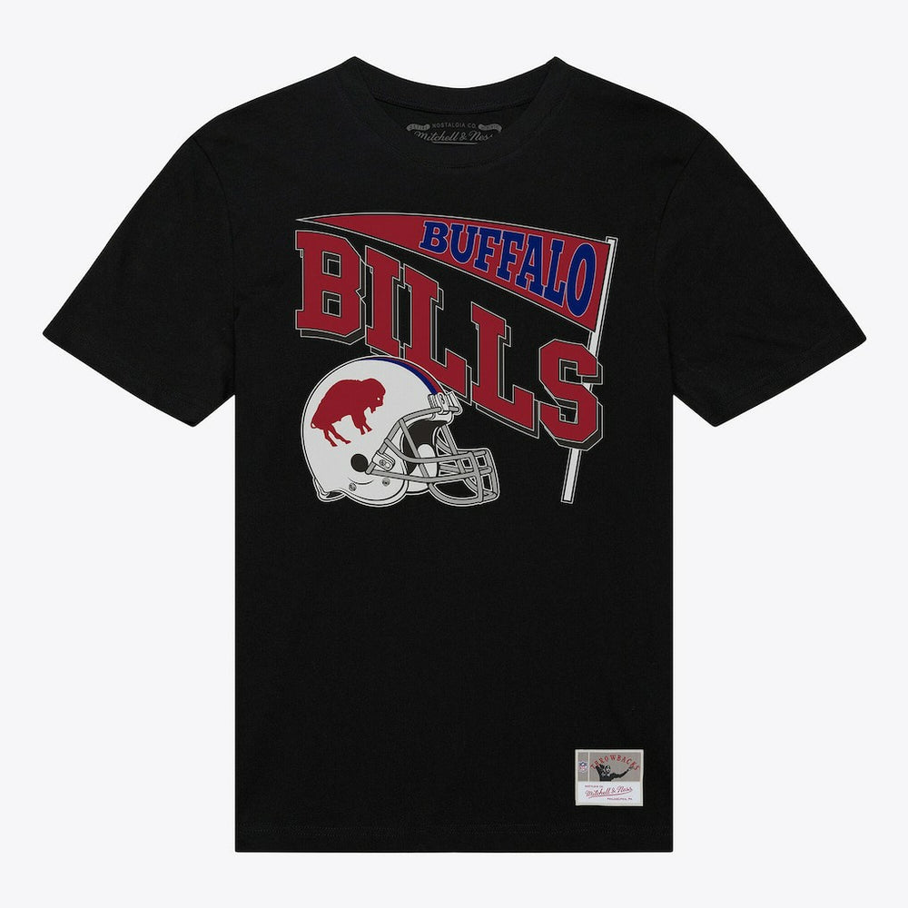 Buffalo Bills Women's Team Dynamic Boyfriend T-Shirt Black | Mitchell & Ness
