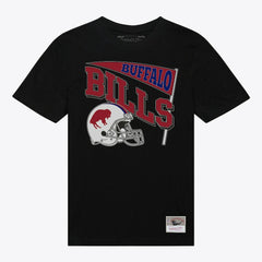 Buffalo Bills Women's Team Dynamic Boyfriend T-Shirt Black | Mitchell & Ness