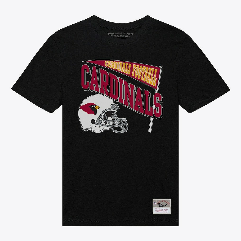 Arizona Cardinals Women's Team Dynamic Boyfriend T-Shirt Black | Mitchell & Ness