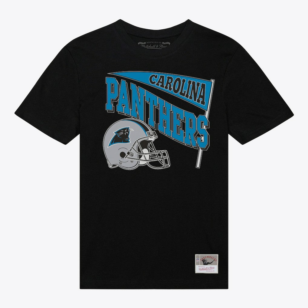 Carolina Panthers Women's Team Dynamic Boyfriend T-Shirt Black | Mitchell & Ness