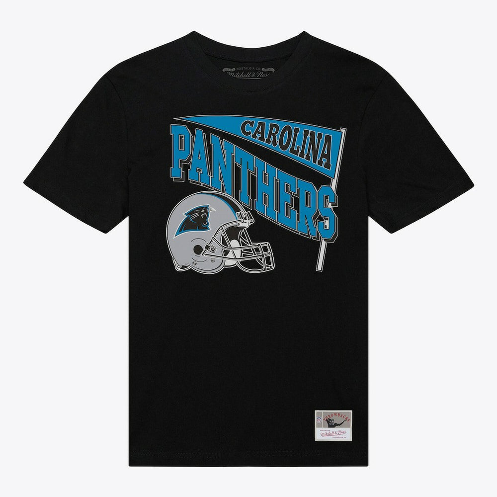 Carolina Panthers Women's Team Dynamic Boyfriend T-Shirt Black | Mitchell & Ness