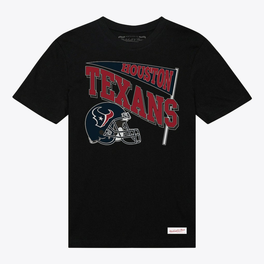 Houston Texans Women's Team Dynamic Boyfriend T-Shirt Black | Mitchell & Ness