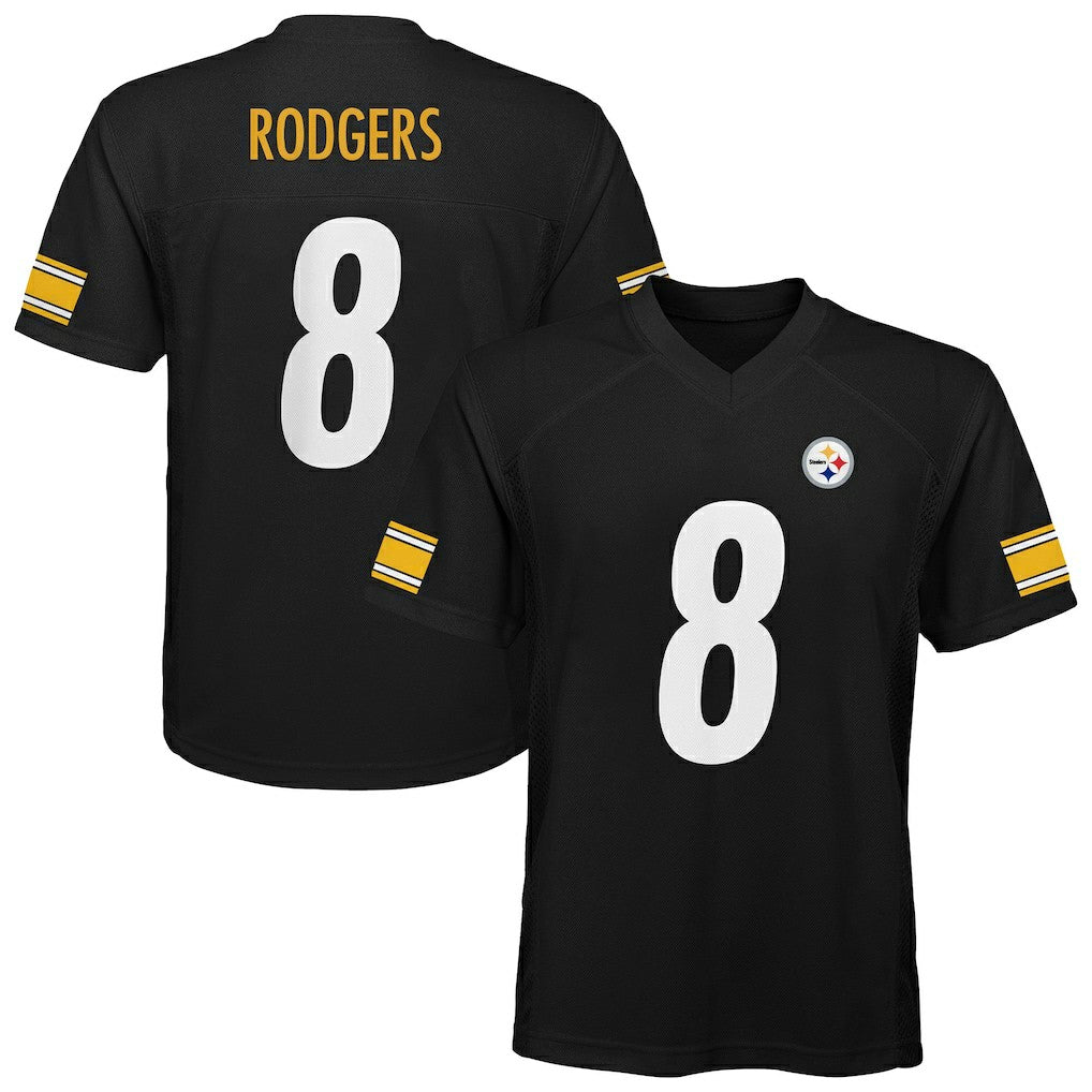 Aaron Rodgers Pittsburgh Steelers Outerstuff Preschool Replica Player Jersey Black | NFL
