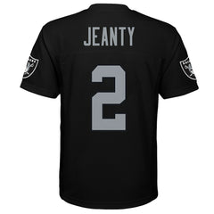 Ashton Jeanty Las Vegas Raiders Youth Replica Player Jersey Black | NFL