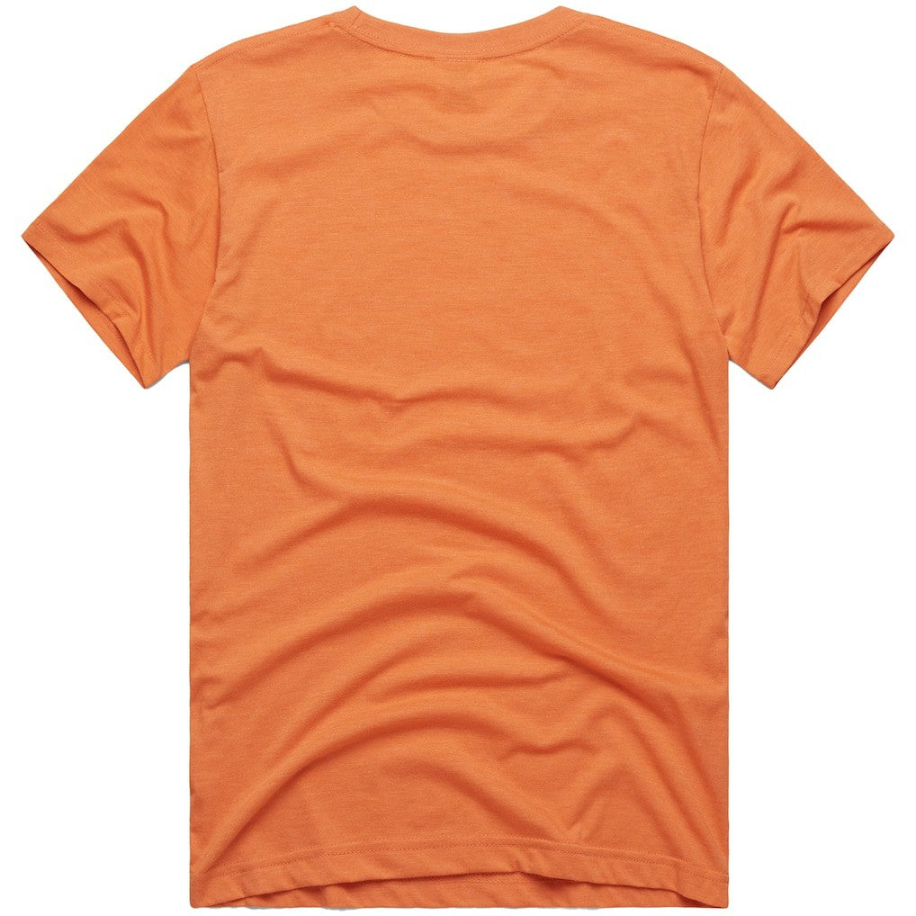 Cincinnati Bengals Homage x The Simpsons Unisex Tri-Blend T-Shirt Orange | NFL