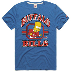 Buffalo Bills Homage x The Simpsons Unisex Tri-Blend T-Shirt Royal | NFL