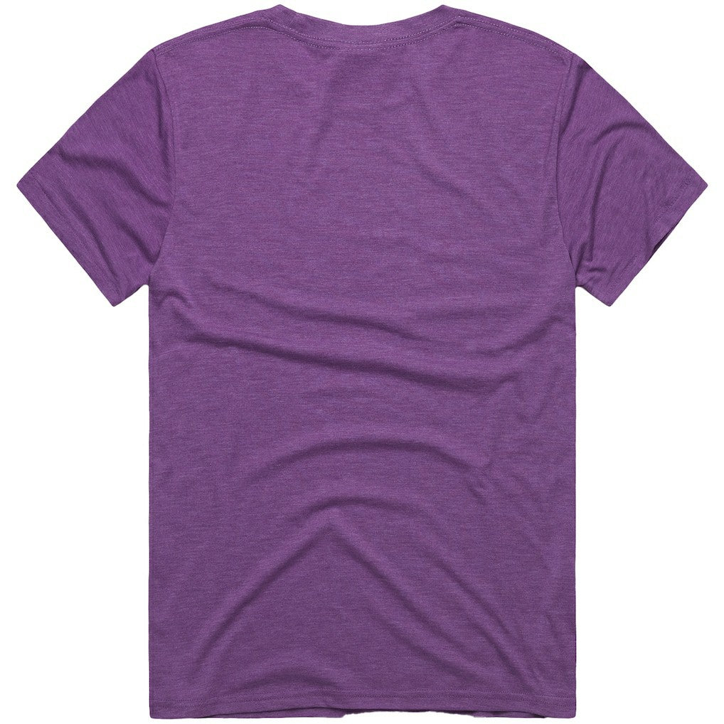 Baltimore Ravens Homage x The Simpsons Unisex Tri-Blend T-Shirt Purple | NFL