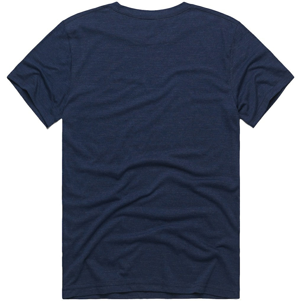 Houston Texans Homage x The Simpsons Unisex Tri-Blend T-Shirt Navy | NFL