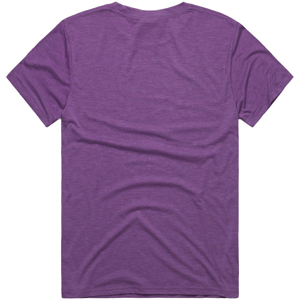 Minnesota Vikings Homage x The Simpsons Unisex Tri-Blend T-Shirt Purple | NFL