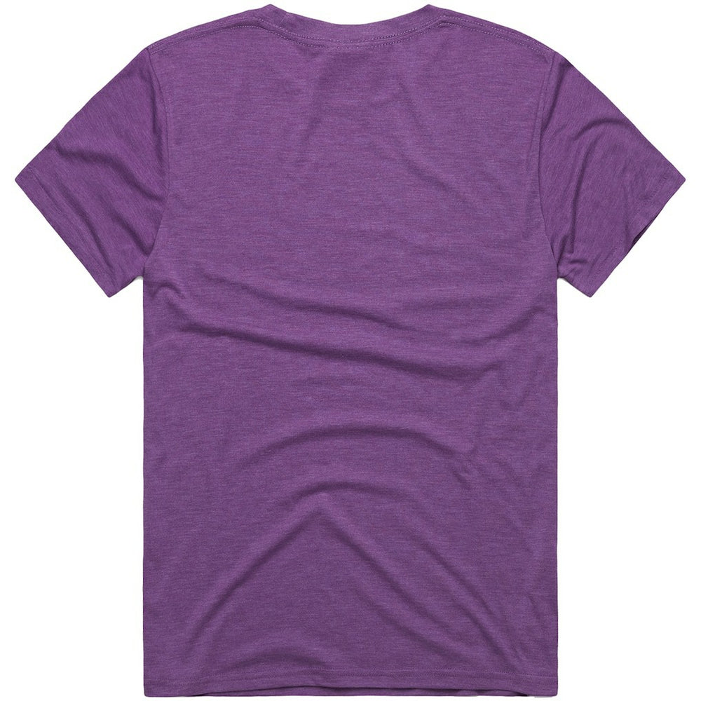 Minnesota Vikings Homage x The Simpsons Unisex Tri-Blend T-Shirt Purple | NFL