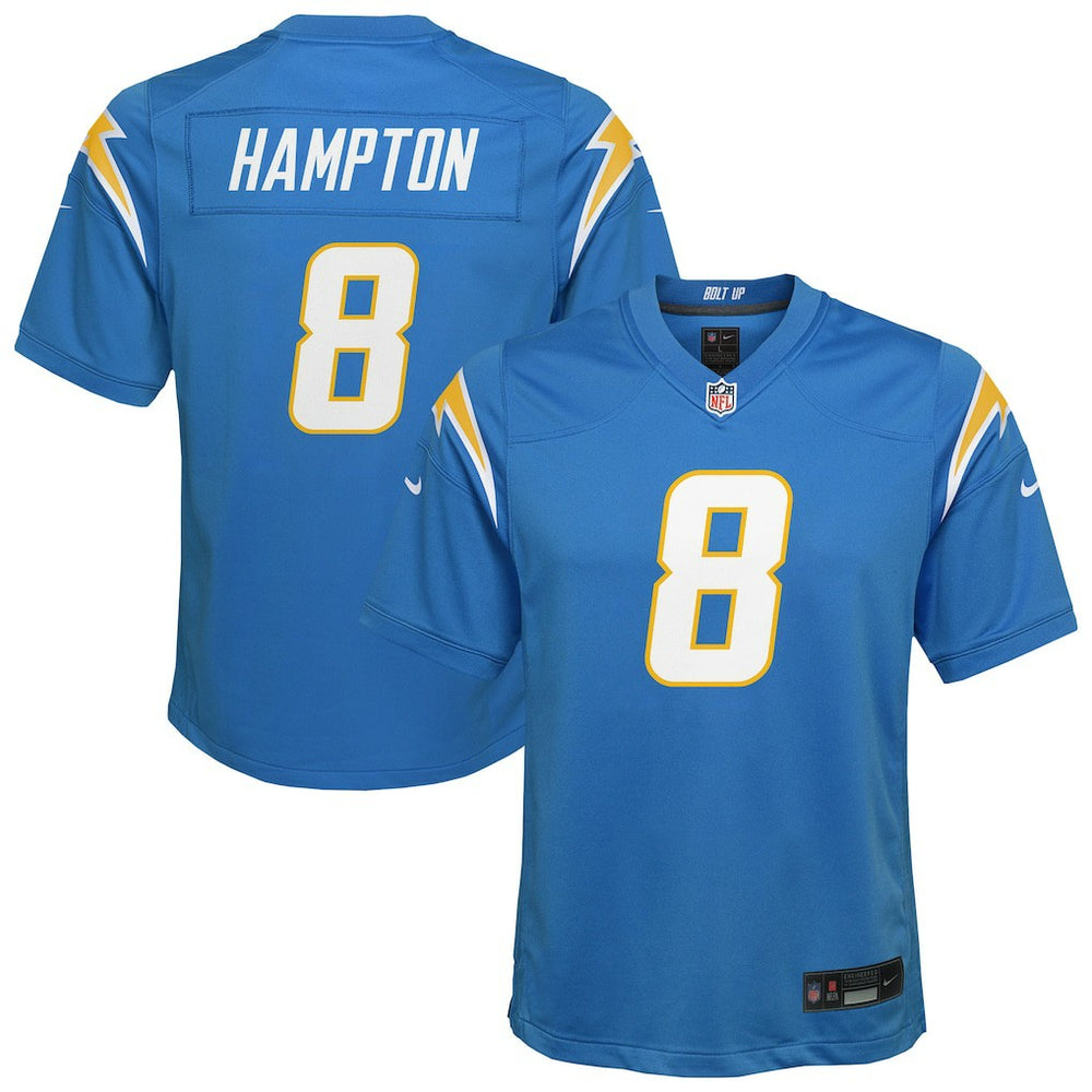 Omarion Hampton Los Angeles Chargers Youth Team Game Jersey Powder Blue | Nike for Sale