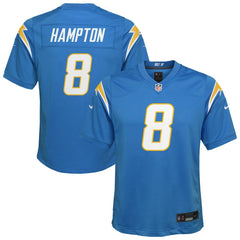 Omarion Hampton Los Angeles Chargers Youth Team Game Jersey Powder Blue | Nike for Sale