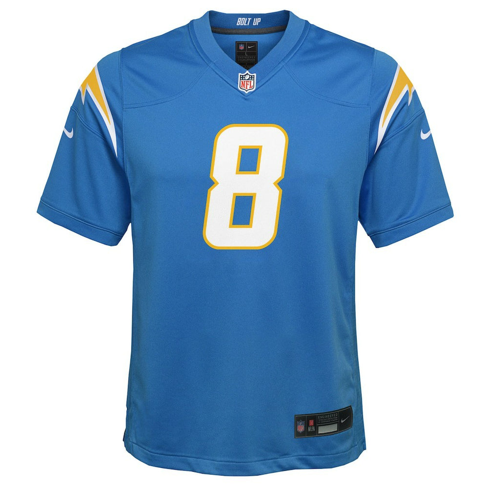 Omarion Hampton Los Angeles Chargers Youth Team Game Jersey Powder Blue | Nike for Sale