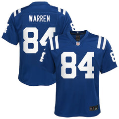 Tyler Warren Indianapolis Colts Youth Team Game Jersey Royal | Nike for Sale