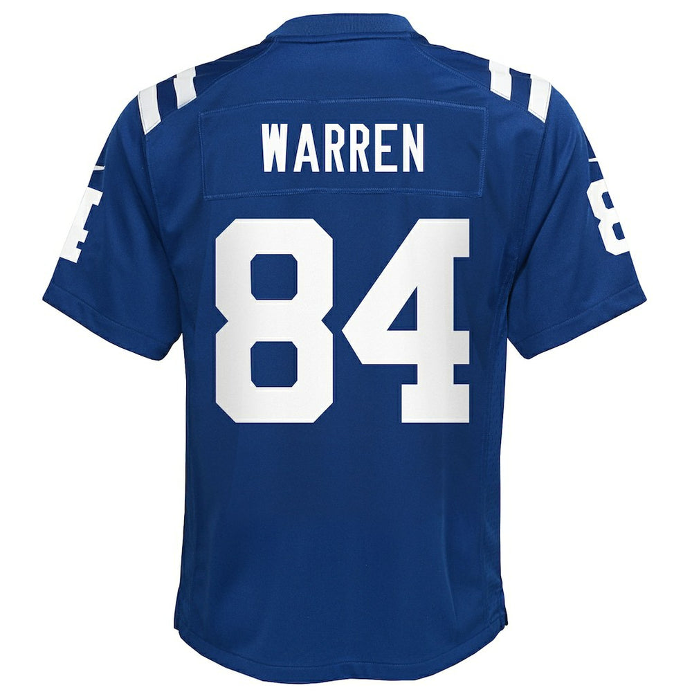 Tyler Warren Indianapolis Colts Youth Team Game Jersey Royal | Nike for Sale