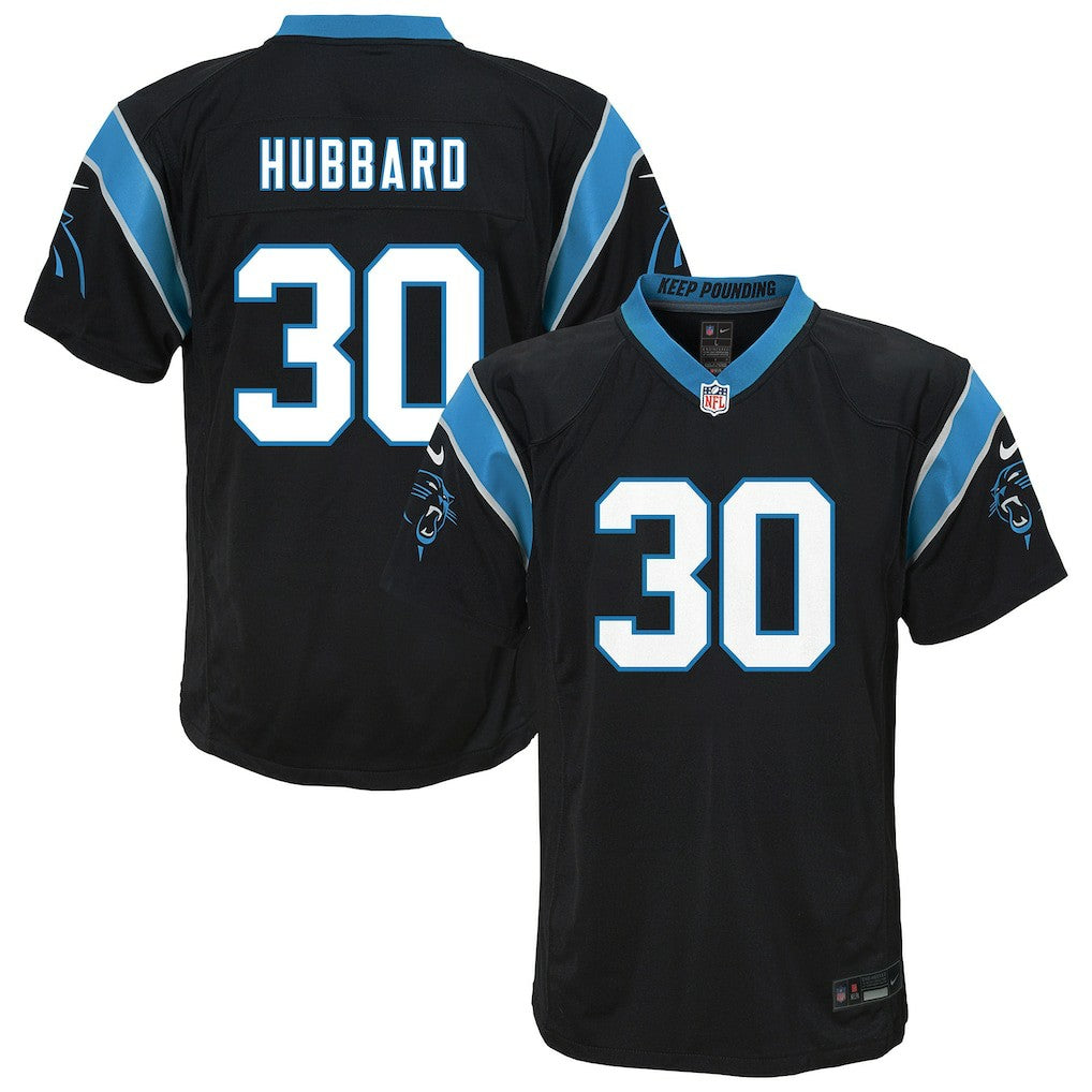 Chuba Hubbard Carolina Panthers Youth Team Game Jersey Black | Nike for Sale