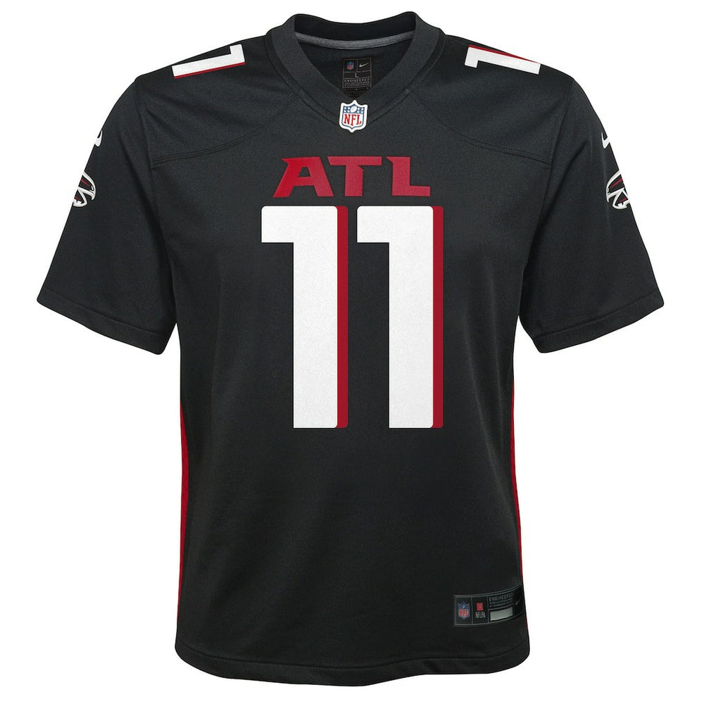 Jalon Walker Atlanta Falcons Youth Team Game Jersey Black | Nike for Sale