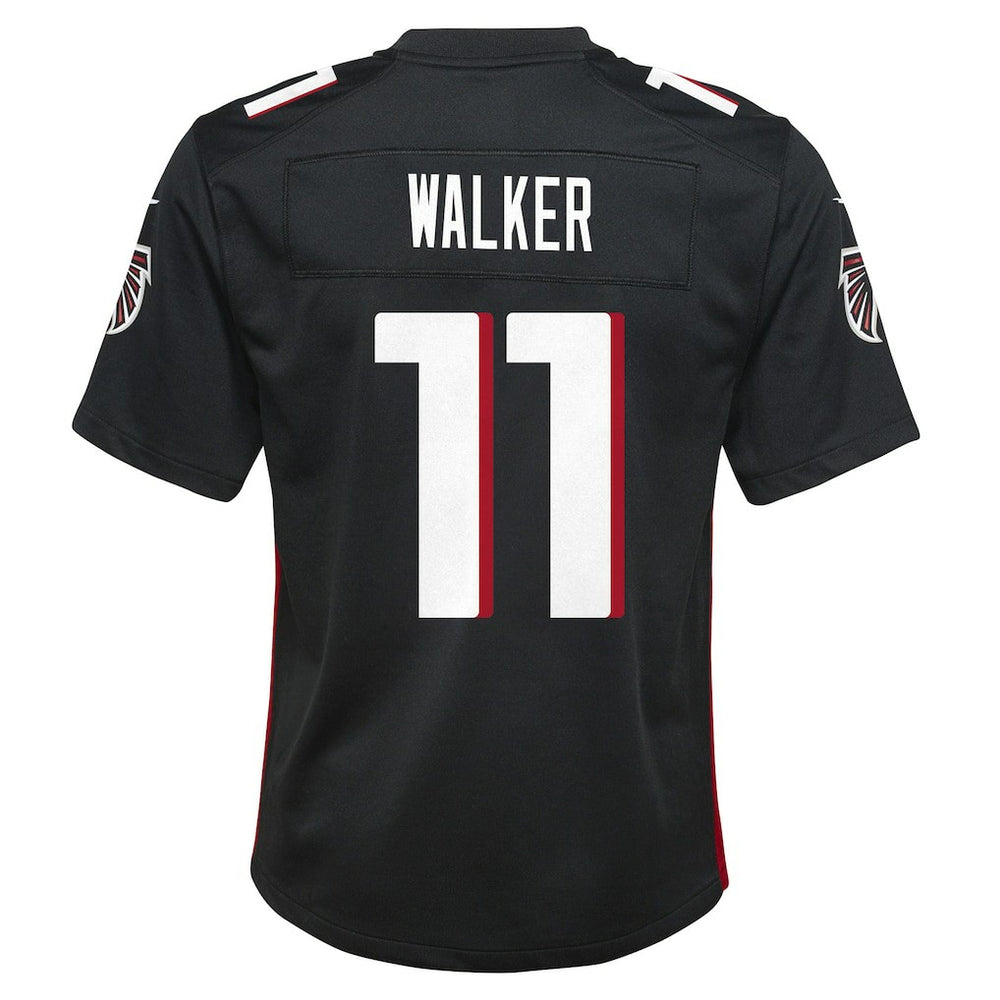 Jalon Walker Atlanta Falcons Youth Team Game Jersey Black | Nike for Sale