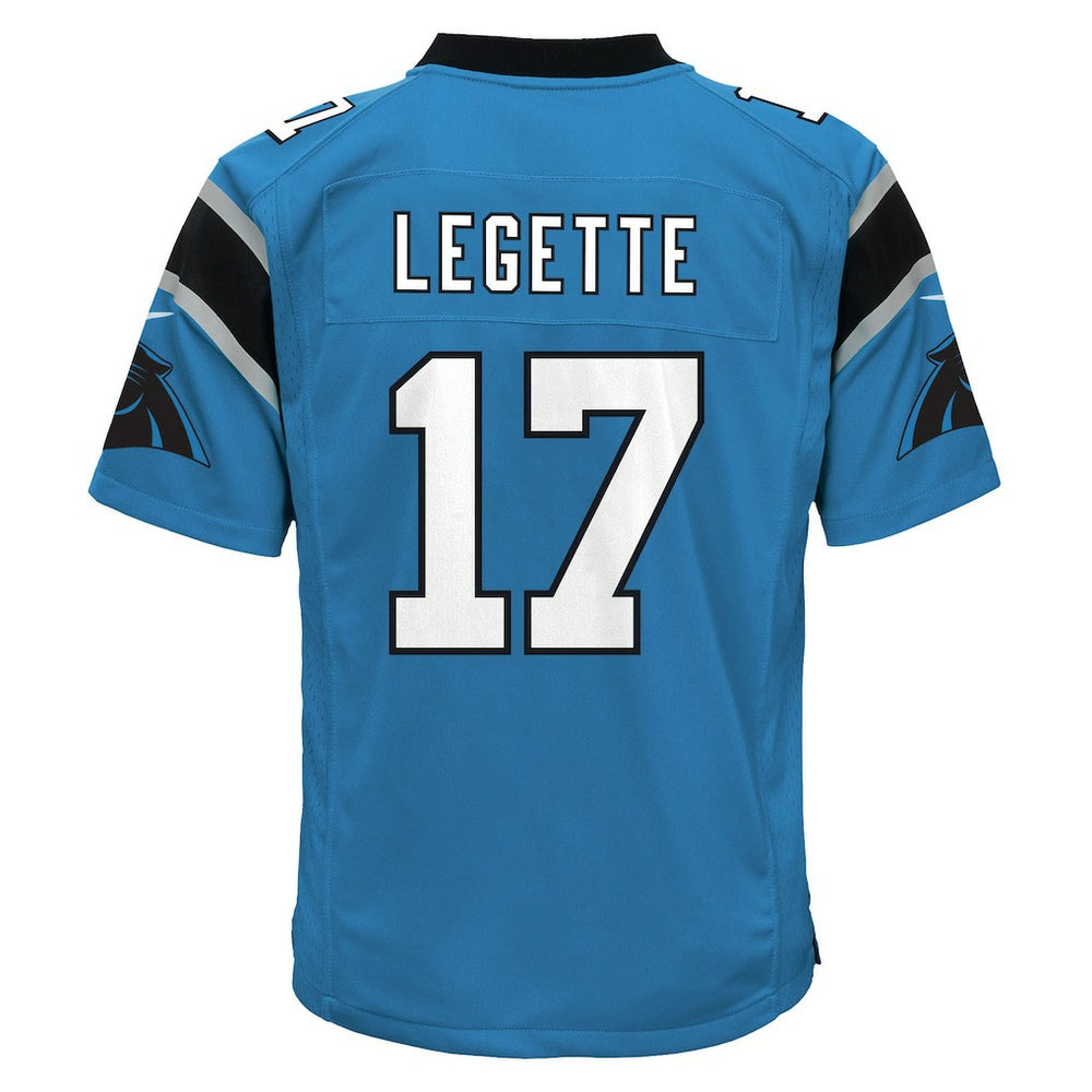 Xavier Legette Carolina Panthers Youth Alternate Game Jersey Blue | Nike for Sale