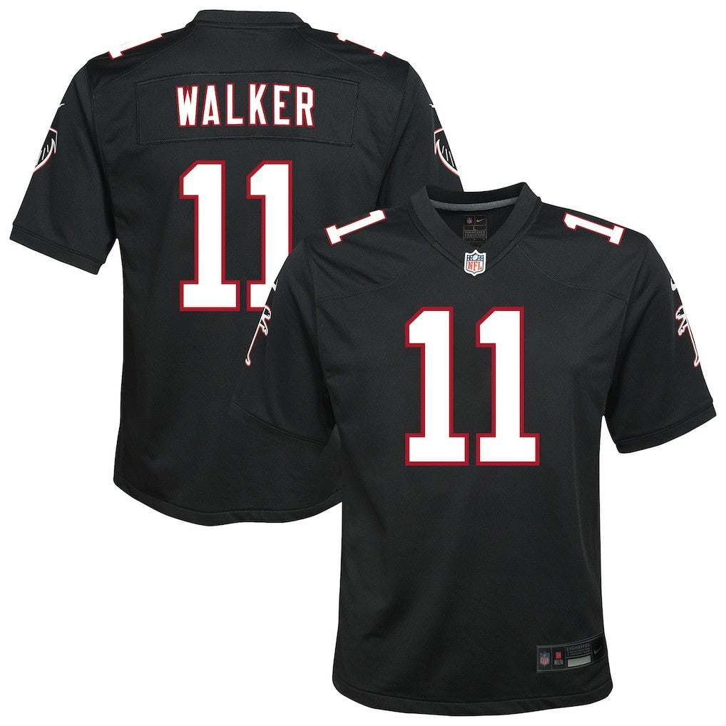 Jalon Walker Atlanta Falcons Youth Alternate Game Jersey Black | Nike for Sale