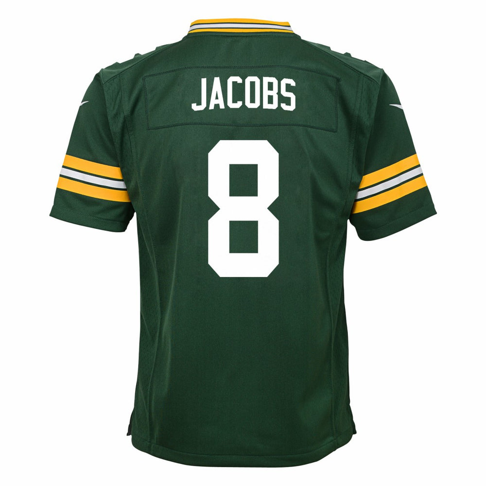 Josh Jacobs Green Bay Packers Youth Team Game Jersey Green | Nike for Sale