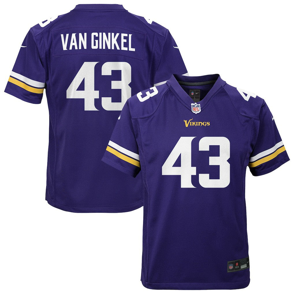 Andrew Van Ginkel Minnesota Vikings Youth Youth Purple | Nike for Sale
