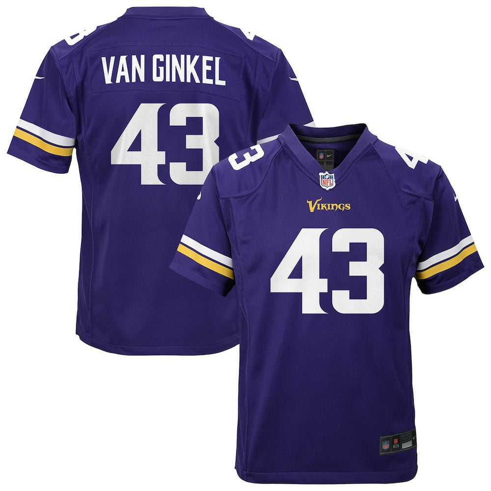 Andrew Van Ginkel Minnesota Vikings Youth Youth Purple | Nike for Sale
