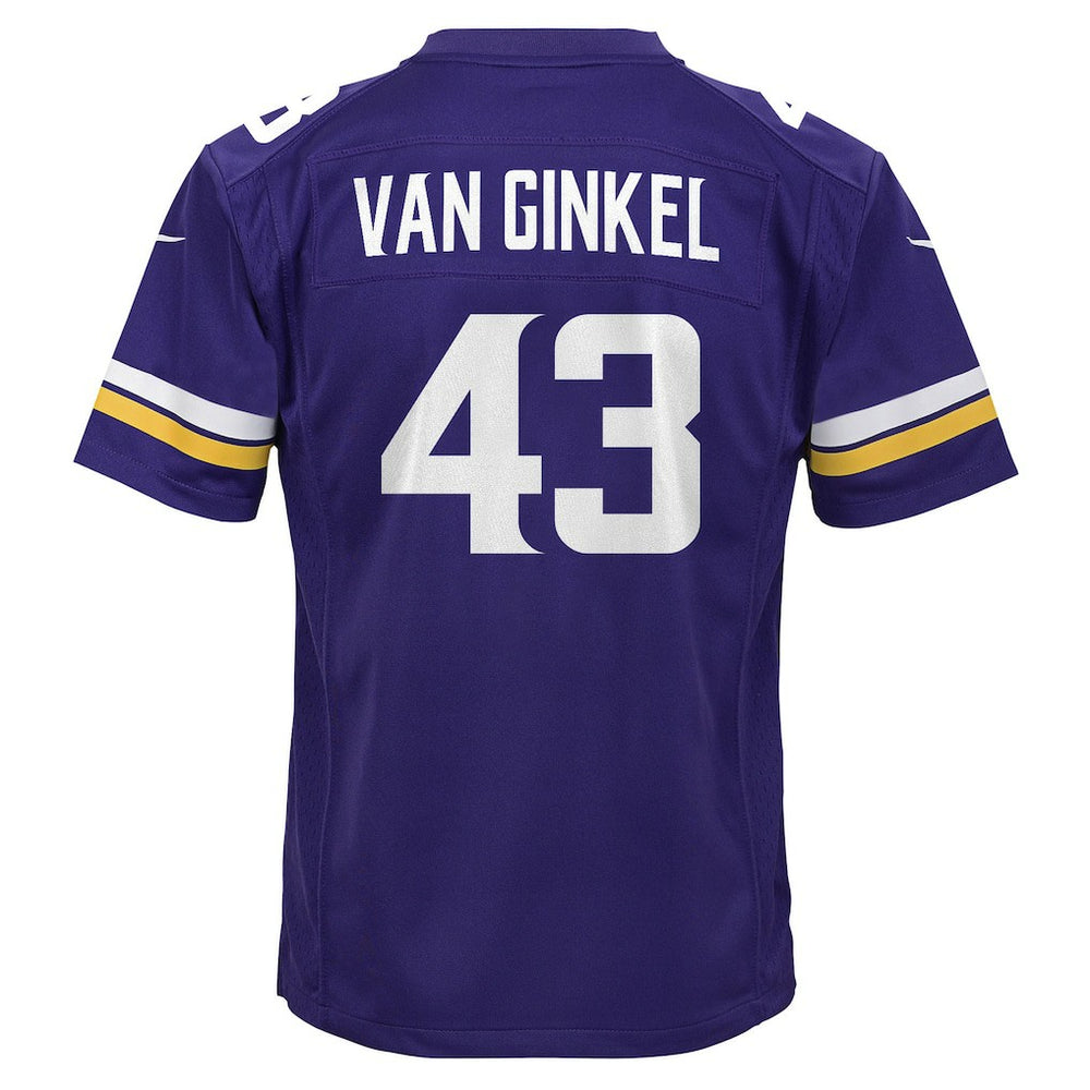 Andrew Van Ginkel Minnesota Vikings Youth Youth Purple | Nike for Sale