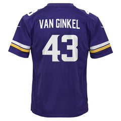 Andrew Van Ginkel Minnesota Vikings Youth Youth Purple | Nike for Sale